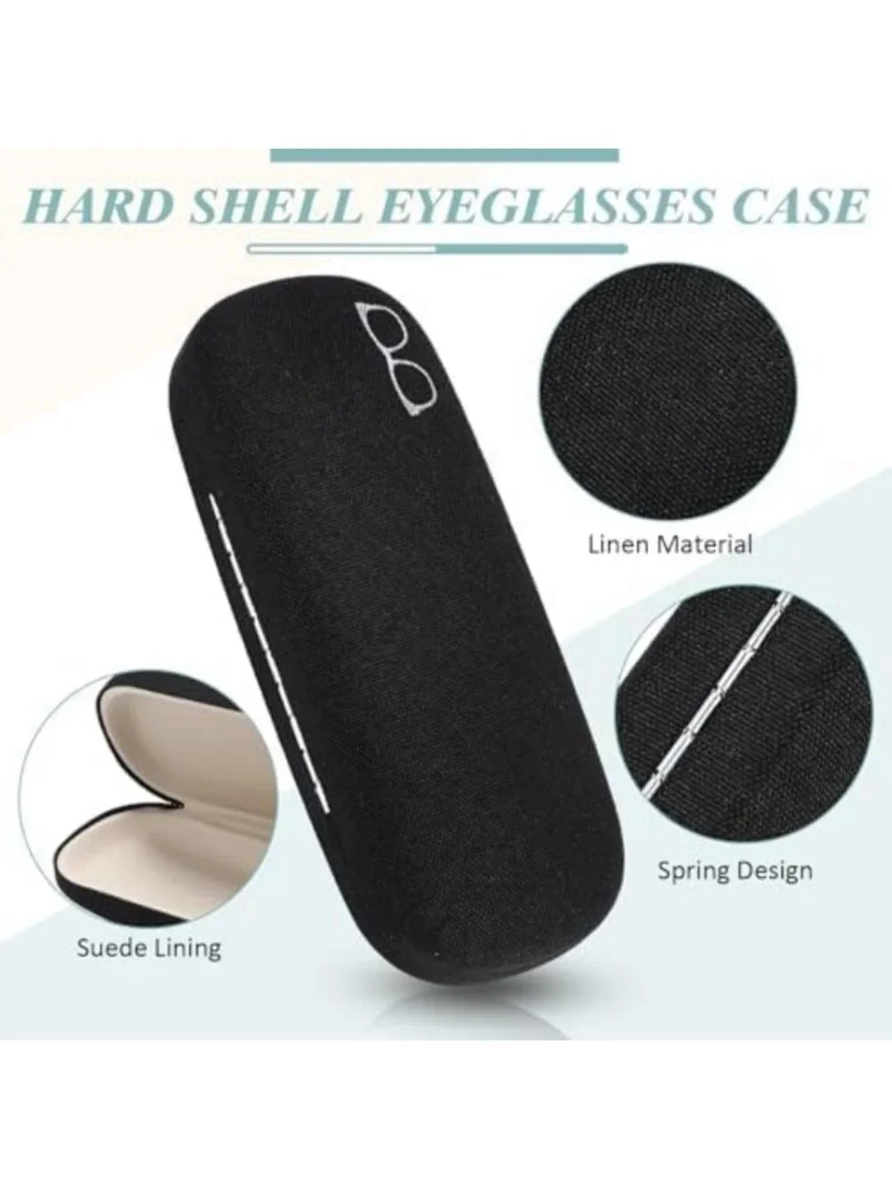 Durable Hard Shell Glasses Case - Stylish Eyewear Storage, Bulk Pack Option